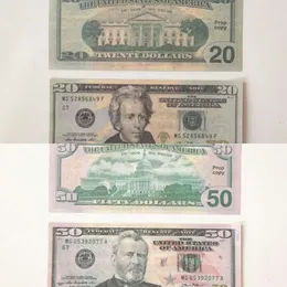 2022 New Fake Money Banknote 5 20 50 100 200 US Dollar Euros Realistic Toy Bar Props Copy Currency Movie Money Fauxbillets6553079Y7QSDDOI