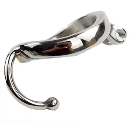 Steel Cock Cage Base Arc Ring with Testis separation Device Sex Toys for Men Device7069184