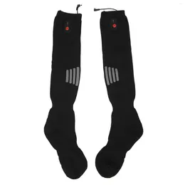 Bandanas Electric Socks 3 أوضاع مؤقتة للقطن الناعم بالبطارية المدفوعة بالبطارية المرنة السوداء المريحة التسخين السريع لمكتب العائلة