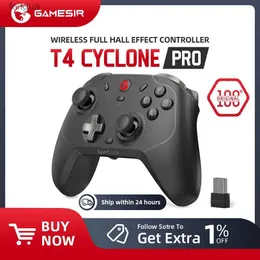 Controladores de jogo Joysticks GameSir T4 Cyclone Pro Wireless Controller Key Layout - para Switch SteamPCisoAndroid YQ240126