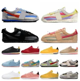 2024 Neue Klassiker Union x Cortez Designer Casual Schuhe für Männer Frauen Trainer Zitronenfrost hellrauch grau offs noir Sesam Sneakers Sport joggen