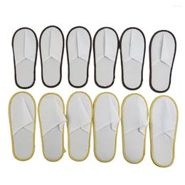 Badaccessoireset Wegwerpreisslipper Soft Spa El Guest Slippers 10 paar Antislip EVA-zool Geschikt voor dagelijks gebruik