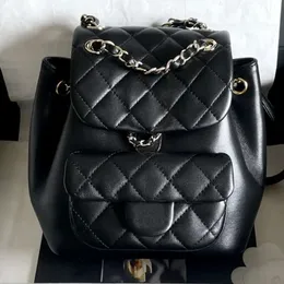 Tasarımcı Çantalar Orijinal Deri Sırt Çantası Kasp Bel Stripes Markalı Marka Backpack Lüks Moda Omuz Crossbody Lady Purse