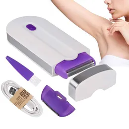 Epilator Women Painless Hair Removal Epilator Device Instant Sensor Light Shaver Drop 2 In 1 Rechargeable Electric 240124