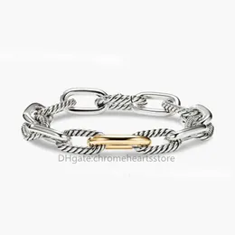 Pulseira Simples e Elegante Madison Chain Tecido Torcido Corda Anel Pulseiras Designer Jóias Mulheres Acessórios de Luxo Correntes Moda 19cm 21cm Bangles Presente