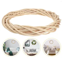Decorative Flowers Home Forniture Decor Wreath Supplies Decoration Wooden Bamboo Grapevine Twig Easter Garlands