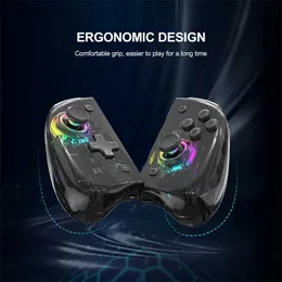 ゲームコントローラーのジョイスティックスイッチJoypad 6axisデュアルモーターコントローラー用の新しいKS37B L/R Wireles GamePad互換性のあるOLED GamePad Console YQ240126