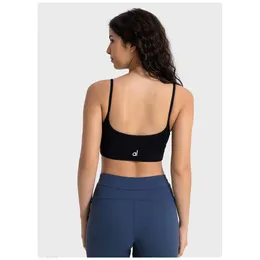 AL Women Sports Bras Tops Cew Szyja Fintness Al Tank Kamizelka Skóry PRZYJACIELU WSCHODY BREASHBLE Szybki suchy top kobietę DAW053 Moda