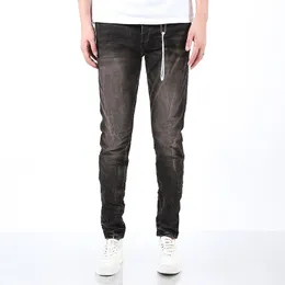 Jeans de marca roxa American High Street Jeans Hole Ruin Robin Religion Pants pinta mais alto Devise 28