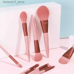 Makeup Brushes Chichodo Makeup Brush-Cherry Blossom 10st Cosmestic Brushes Set-Soft Wool Fiber Hår Make Up Tools Beauty Penns-Frigare Q240126