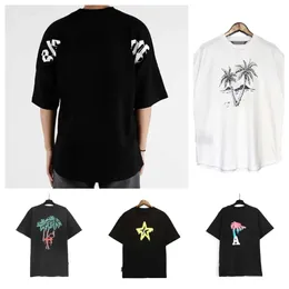 Angel T Shirt Designer Clothing Spray Letter Sleeve Spring Summer Mini Tide Man Woman Tee Maglietta Angels 758