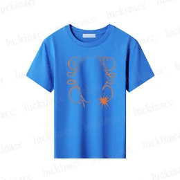 Summer Baby Children Short Sleeve Girls Boys Top Childrens Tshirts Letter Flower Totem Tryckt toppar Kids Casual Tshirt Loose Clothes Sdlx