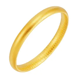 Imitation Gold Hard Gold Heart Sutra Heritage Bracelet for Women Brass Gold Plated Ancient Law Couple Vietnam Sand Gold Bracelet 240122