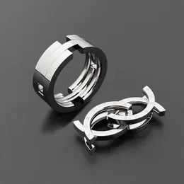Anéis de banda elegante casal de aço inoxidável presente transformável anel de dupla finalidade venda quente atacado 240125