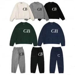 Designer Mens suéteres Carta Jacquard Sweetshirts Mulheres Mulheres O-Gobes Cole Buxton Knit Sweater Hip Hop Sport Pants