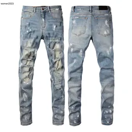 designer jeans mens pants purple jeans Mens brand Jean Distressed Ripped Biker Slim Fit Motorcycle Mans stacked trousers logo jeans Jan 27