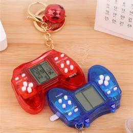 Alta qualidade mini portátil portátil gamepad jogadores de jogo retro controlador caixa chaveiro embutido controlador de jogos mini console de videogame chave pendurado brinquedo