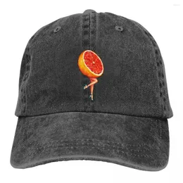 Bola Caps Fruta Multicolor Chapéu Peaked Women's Cap Stand Toranja Menina Personalizada Visor Proteção Chapéus