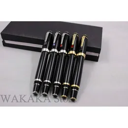 도매 프로모션 Monte- Luxury Bohemies Black Resin Rollerball Pen Classic 4810 NIB 쓰기 Fountain Pen School Office Supply Gem 및 Serial Number