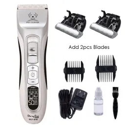 손질 전문 PET CLIPPER DOG HAIR TRIMMER GROOMING SHAVER 강력한 충전식 고양이 전기 가위 Mower Haircut Machine M90