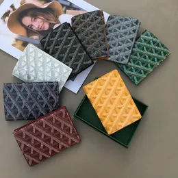 Pierre Card Holder Кожаная роскошная сумка держатель карт кошелек мужские кошельки женщины Новый классический мини -монетный паспорт ключевой кошелек карманный роскошный дизайн кошелька дизайнер капуста -карта держатель карты