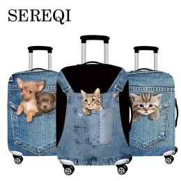 Carrier Sereqi Cat Dog Travel Lage Cover for 1832inch Suitcase Travel Bag Protection Case Lage Bag Dust Cover Travel Accessories