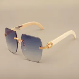 Direkte neue natürliche Weißwinkel-Sonnenbrille 8100906, personalisierte individuelle Sonnenbrillen können mit gravierten Gläsern der Größe 56-18-140 mm sungl230g versehen werden