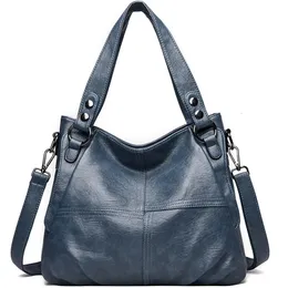 Calidad para mujer de cuero bolsos con asa superior hombro femenino Sac Tote Shopper Bolsa Feminina bolsos de diseño de lujo para mujer 240124