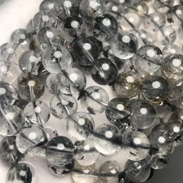 Meihan Natural Herkimer Diamond Himalaya Energy Quartz 914mm Perline sciolte rotonde lisce per la creazione di gioielli fai da te 240123