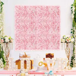 Nouveau Mur De Fleurs Artificielles Décoration Murale De Fond De Mariage Roses Artificielles Adaptées À La Décoration De La Maison Fond Baby Shower 11 LL