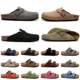 BirkinStocks Designer Stogs Sandals Backle Crogs Slippers Room Slides Cork Flat Sole Slipper Plate-Forme Shoes Mens Luxury Shoe Easy Pantoufle Trainers 36-46