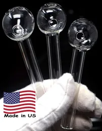 Pyrex dikke glazen oliebranderpijp Gemaakt in de VS, verzonden vanuit de VS, Zak van 100 stuks