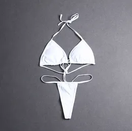 Klassiker kvinnliga strandkläder metall bikinis designer thong biquinis 2024 brasilianska mikro bikini sätter sexig sträng två stycken baddräkt lyxiga badkläder varumärke med tag s-xl