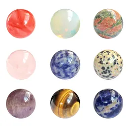 Nature Marble 20mm Terp Slurper Terp Pearl Ball Insert Röker Tillbehör Värmesbeständig färgad pelare för kvarts banger nagelriggar vatten bongrör