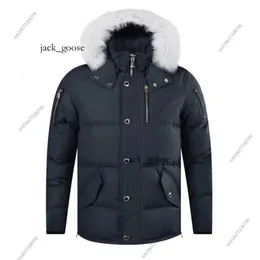 Canada Fashion Moose Knuckle Piumino d'anatra bianco Piumino da uomo 3q Piumino canadese in pelliccia di volpe Cappuccio invernale resistente all'acqua Cappotto alce ricamo logo a forbice 762