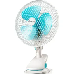 Ventilatori Ventilatore elettrico da 7 pollici Clip da comodino Ventilatore da parete Ventilatore da tavolo per studenti Dormitorio Tavolo Condizionatore d'aria per ufficio domestico Dispositivo di raffreddamento dell'aria