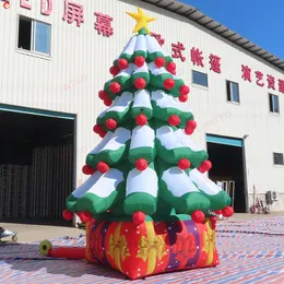 10mH (33ft) With blower Free Ship Outdoor Activities Xmas advertising giant inflatable Christmas Tree Ground Balloon Model