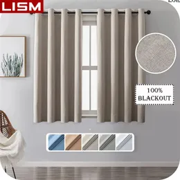 LISM LIND LINEN TELLE SURTION SURTAIN SARTAIN BLACKOUT BLACKEOT 100 ٪ تظليل التظليل لغرفة غرفة المعيشة غرفة الطعام على الستائر 240119