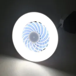 Gadgets Yam Universal AC 85V265V 12W E27 TETENS FAM COM Lâmpada LED 2in1 Lâmpada de lâmpada LED Ventilador elétrico para o mercado noturno de escritório em casa