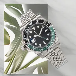 Wrist Watch Designer Automatic Dive Watches الياقوت الزجاج 40 مم فرقة الفولاذ المقاوم للصدأ الميكانيكية