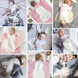 Одеяла Специальное предложение Одеяло для ушей 3D Детский вязаный чехол Baby Holding