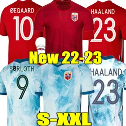 Haaland 21 22 23 Norway Soccer Jersey 2021 2022 2023 noruega ODEGAARD Berge King camisetas de futbol national team Football Uniforms thailand