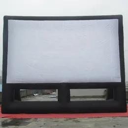 Toptan 30/40 ft Dev Dış Dış Sinema Projeksiyon Partisi Film Şişme Film Ekranı Taşınabilir Projektör Outdoor 001