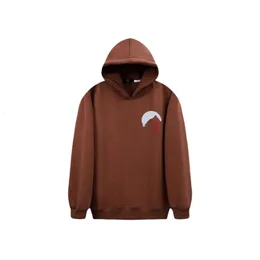 Felpe da uomo Designer Felpa con cappuccio Rhude Qualità originale Moon Light Stamp Pullover ampio casual da uomo e da donna