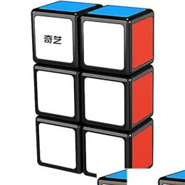 Magic Cubes 1x2x3 Cube Toys Bright Black Base Toy Speed ​​Puzzle لعبة ذكية هدايا التسليم للألغاز ألعاب Dhuhu