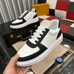 Hombres de lujo Mujeres Zapatos casuales Entrenador Rivoli Sneaker Diseñador de calidad superior en relieve Cuero de vaca Beverly Hills Tenis Zapatillas de deporte 38-45 1.23 04