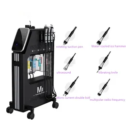 المهنة 6 في 1 Hydra Dermabrasion Skin Analysis Care Oxygen Machine Hyperbaric Therapy Beauty Ultrasound RF Anti Aging Agevices