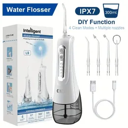 Hydropulseur électrique pour dents, irrigateur dentaire blanchissant, Kit de brosse à dents étanche, à la maison et en voyage, 1 pièce