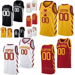 대학 농구 10 Keshon Gilbert Jerseys 아이오와 주 사이클론 대학 3 Tamin Lipsey 0 Tre King 12 Robert Jones 5 Curtis Jones 22 Milan Momcilovic 통기