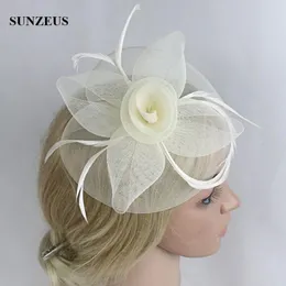 Bellissime signore vintage fiore fascinators capelli copricapo da ballo copricapo sposa 2017 cappelli da sposa accessori intera nave216m